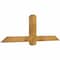 Ekena Millwork Eugene Rough Sawn Timber Gable Bracket, Western Red Cedar, 60"W x 20"H x 4"D x 4"F, 8/12 Pitch GBW060X20X0404EUG00RWR - alternate 4